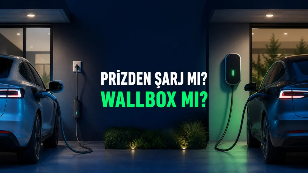 Prizden Şarj mı, Wallbox mı? Hız ve Güvenlik Karşılaştırması 1 Standart prizden şarj ile wallbox kullanımının hız ve güvenlik karşılaştırması